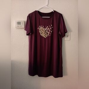 Women's Purple Heart Graphic Nighty